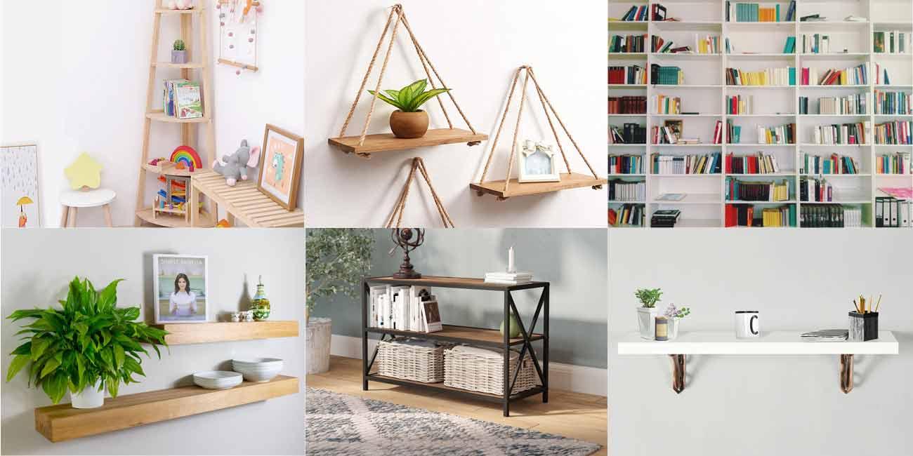 انواع شلف مورد استفاده در دکوراسیون و فضای خانه