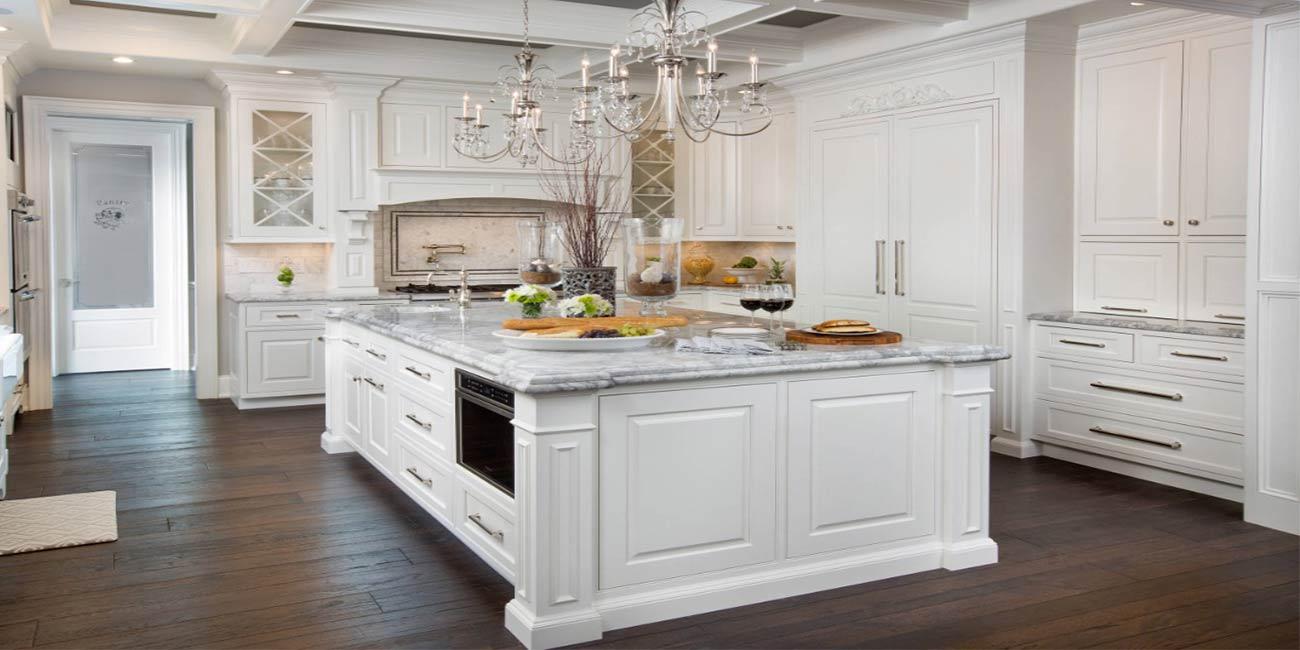 آشنایی با کابینت رومی آشپزخانه شیک و سلطنتی+انواع آن