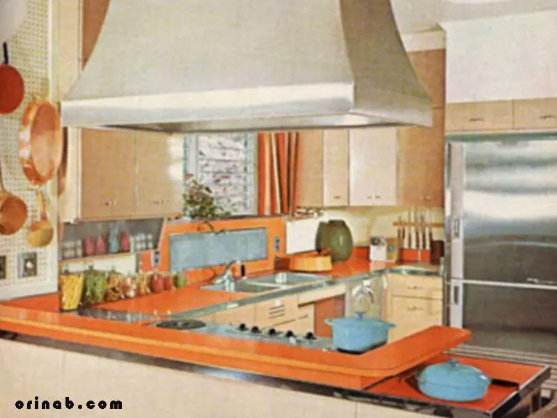 تاریخچه کابینت آشپزخانه در سال 1950