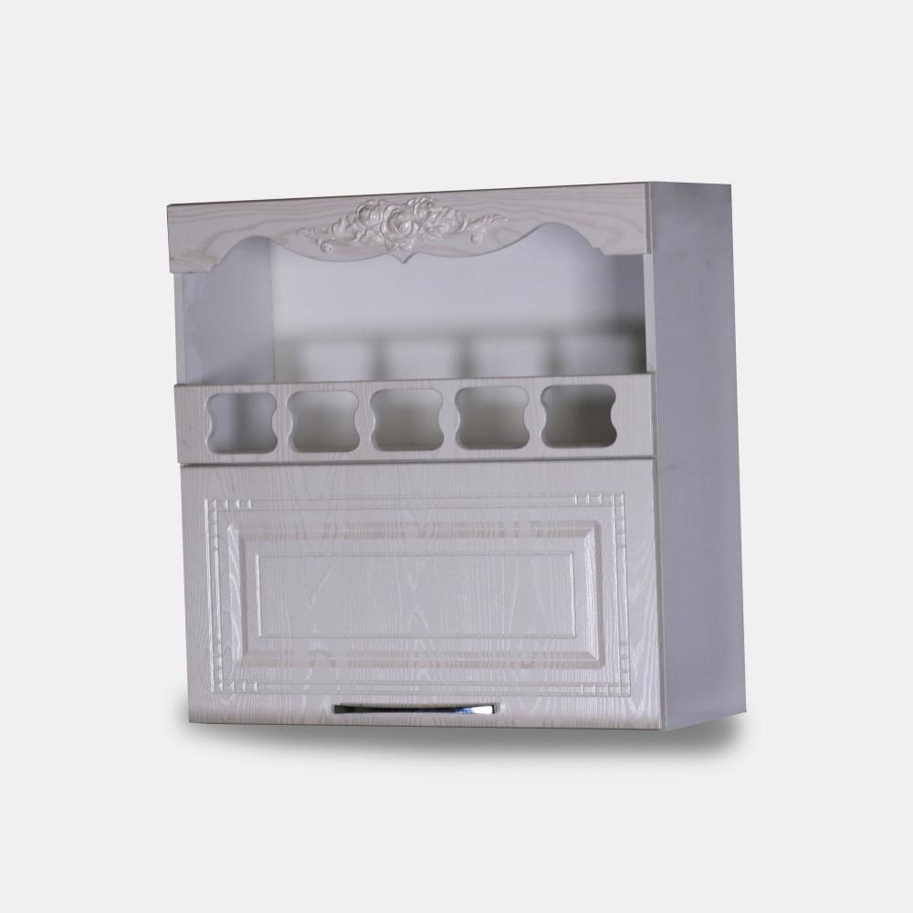 آبچکان ویترینی کابینت ممبران رنگ سفید صدفی