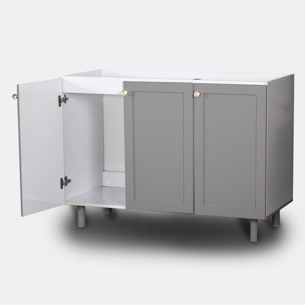 زیرسینکی درب ام دی اف با روکش پی وی سی طوسی