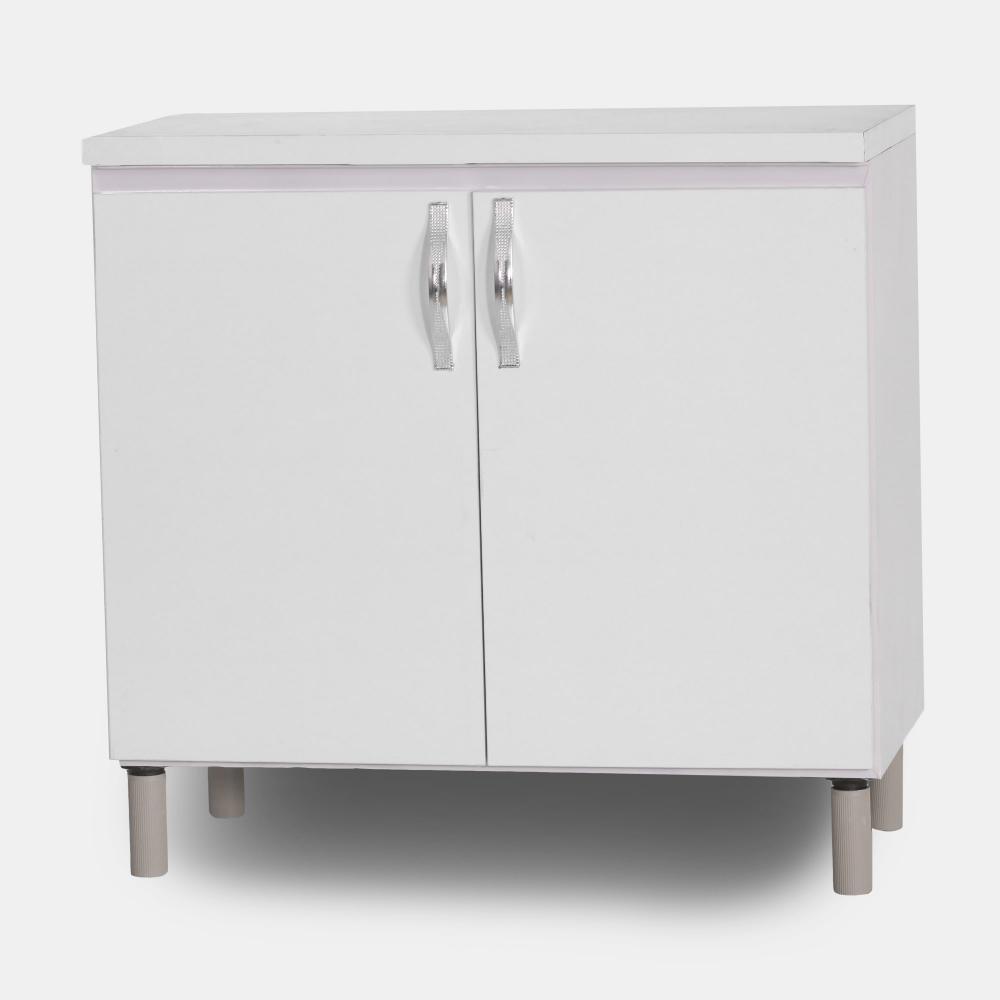 کابینت بدنه فلز گالوانیزه درب چوبی رنگ سفید