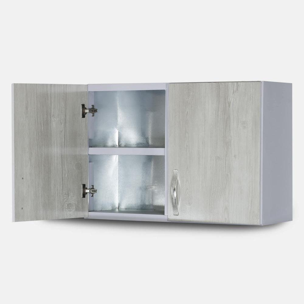  کابینت آشپزخانه بدنه فلزی 90 سانت هوایی رنگ کاج