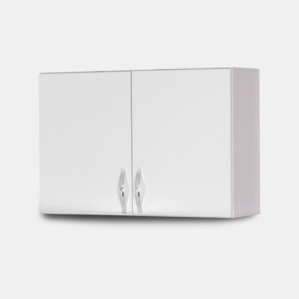 کابینت آشپزخانه 90 سانت هوایی دو درب رنگ سفید بدنه فلزی